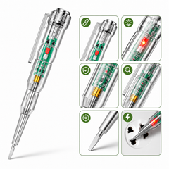 LED Electrical Tester Pen with dual-color indicator for voltage testing